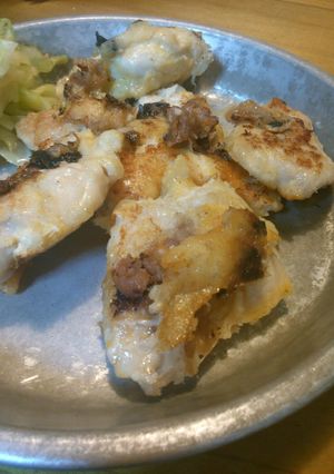 とりむね肉の梅チーズピカタ-レシピのメイン写真