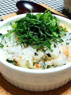 ココットカマン*鮭わかめドリア風*-レシピのメイン写真