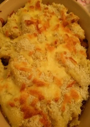 マッシュポテトとひき肉のグラタン風-レシピのメイン写真