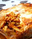 野菜とマカロニ◆ミートソースの重ね焼き