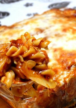 野菜とマカロニ◆ミートソースの重ね焼き-レシピのメイン写真