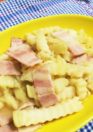 超早技！フライドポテトでベーコンじゃが-レシピのメイン写真
