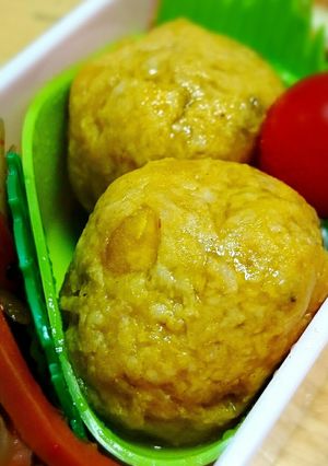 かぼちゃの煮物リメイク肉団子-レシピのメイン写真
