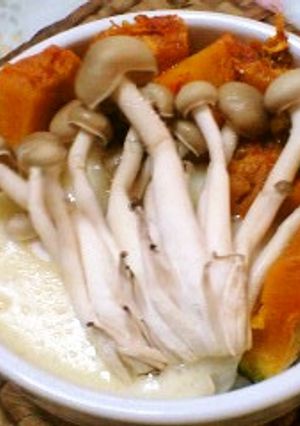 カボチャとシメジのココットカマン-レシピのメイン写真