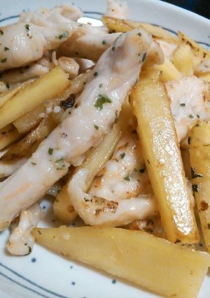 やわらわ鶏胸肉のさつまいも炒め-レシピのメイン写真