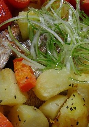 NZ風 鯛のハーブ焼き (100日祝い)-レシピのメイン写真