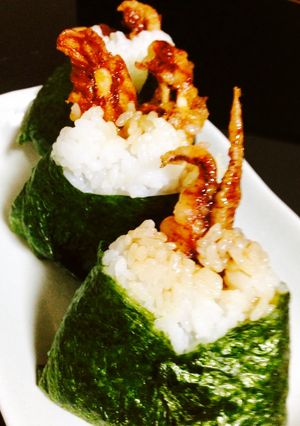 天むす〜ゲソ天〜簡単美味しい甘タレと♩-レシピのメイン写真