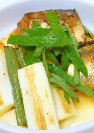 焼きネギと秋刀魚味噌煮缶のココットカマン-レシピのメイン写真