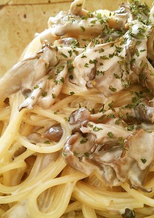 濃厚ｷﾉｺｸﾘｰﾑﾊﾟｽﾀ♪-レシピのメイン写真