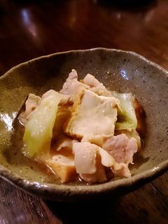 豚バラとネギと厚揚げのあったか♡生姜煮-レシピのメイン写真