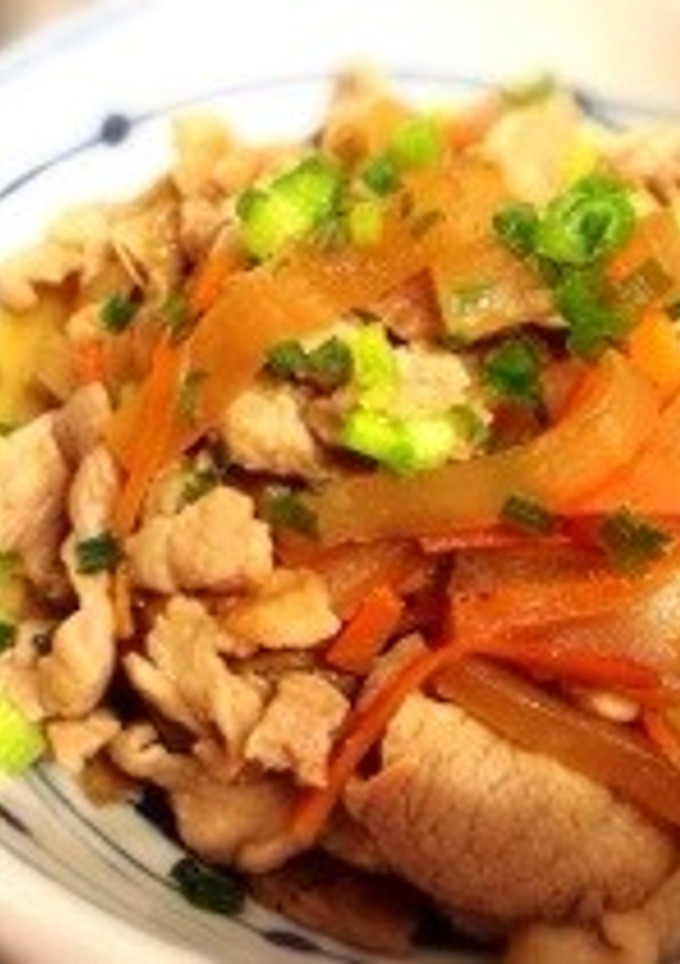 簡単★大根と人参と豚肉の炒め煮-レシピのメイン写真