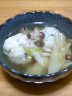 はんぺん団子の寄せ鍋スープ-レシピのメイン写真
