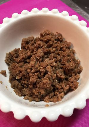 合挽き肉のそぼろ-レシピのメイン写真