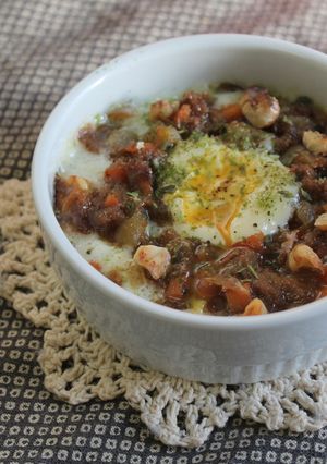 リメイクにも♪キーマカレーココットカマン-レシピのメイン写真