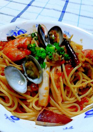 パスタ屋の☆旨し！！ペスカトーレ♪-レシピのメイン写真