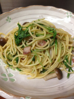 ☆簡単 水菜のパスタ☆-レシピのメイン写真
