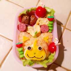 キャラ弁☆妖怪ウォッチ☆ミカンニャン-レシピのメイン写真