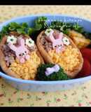 幼稚園 お弁当♡いなり うさぎ キャラ弁