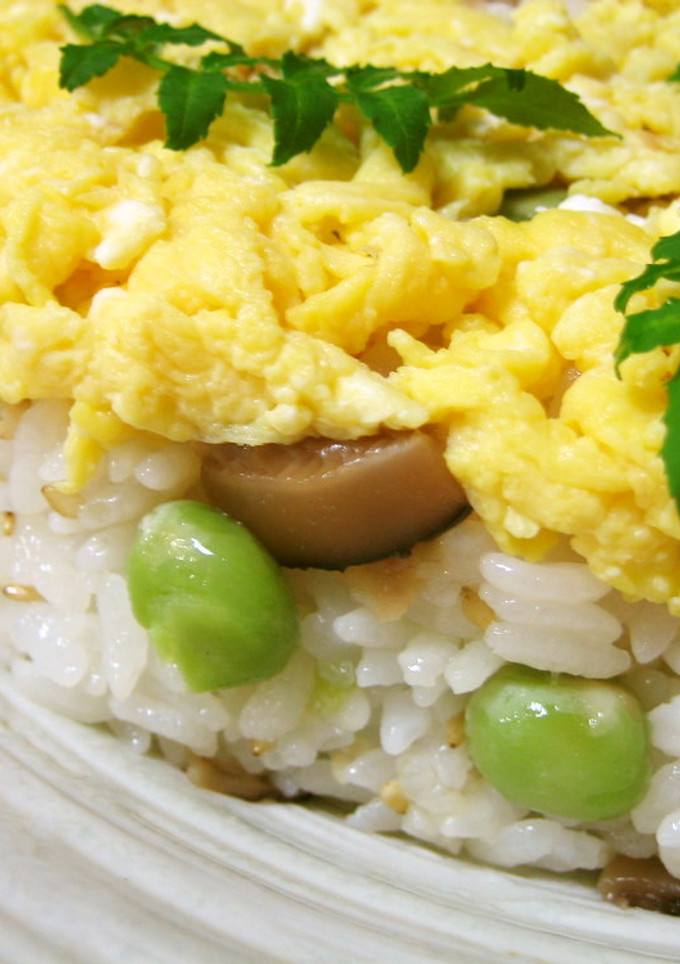 しお豆の押し寿司風-レシピのメイン写真