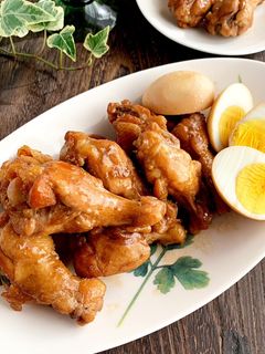簡単!鶏手羽ポン酢のさっぱり煮❁-レシピのメイン写真