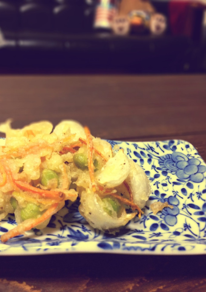 百合根と枝豆と人参のかき揚げ-レシピのメイン写真