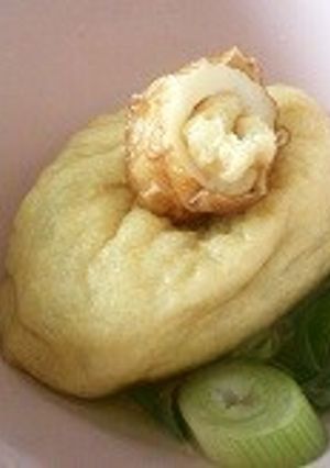 巾着の中はネギ:ねぎ袋-レシピのメイン写真