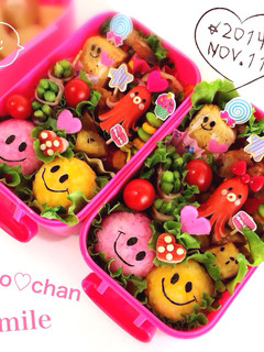 簡単!ニコちゃん スマイル♡ キャラ弁-レシピのメイン写真