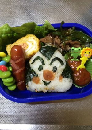 おむすびまん風キャラ弁-レシピのメイン写真