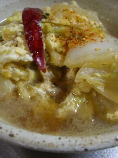 白菜の含め煮ふんわり卵とじ-レシピのメイン写真