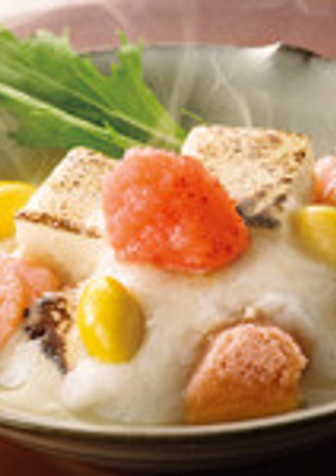 明太子と豆腐のとろろ蒸し-レシピのメイン写真