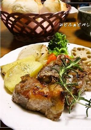 簡単✿豚スペアリブと野菜のオーブン焼き-レシピのメイン写真