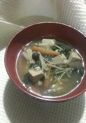 ベジブロスで具だくさんきのこスープ-レシピのメイン写真