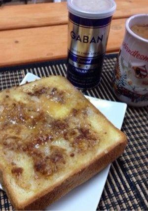 ハチミツきな粉トースト♫-レシピのメイン写真