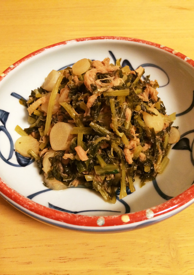 大根葉とツナの炒め煮-レシピのメイン写真