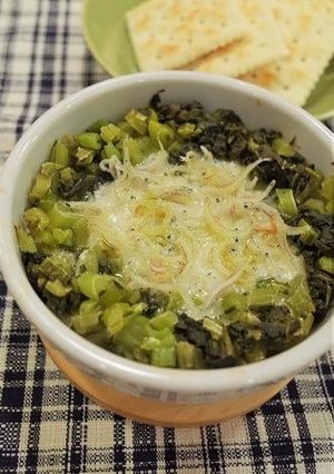 野沢菜としらすのココットカマン-レシピのメイン写真