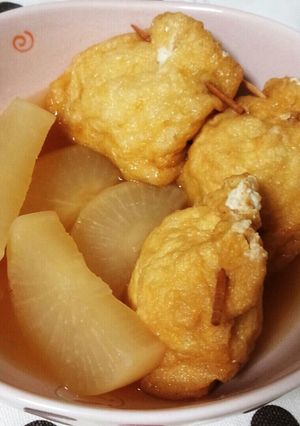 鶏つくね巾着-レシピのメイン写真
