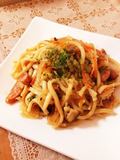 お野菜たっぷり♡我が家のソース焼きうどん-レシピのメイン写真