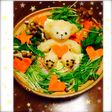 フワフワダッフィー鍋。大根おろしアート☆