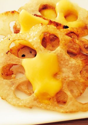レンコンの揚げ焼きチーズ-レシピのメイン写真