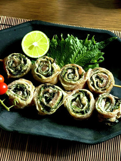大葉豚ばら巻き串焼き-レシピのメイン写真