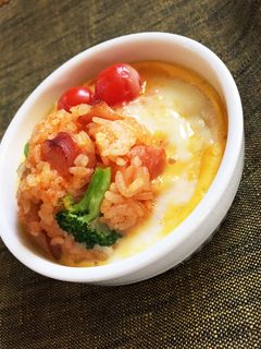 ココットカマン☆とろ〜り濃厚オムドリア-レシピのメイン写真