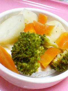 カマンベールで温野菜-レシピのメイン写真