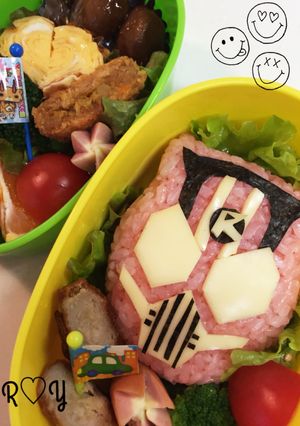 キャラ弁♡仮面ライダー ドライブ-レシピのメイン写真
