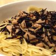 あまったひじき煮でリメイクスパゲッティ