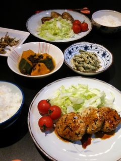 照り焼きつくねハンバーグ♪-レシピのメイン写真