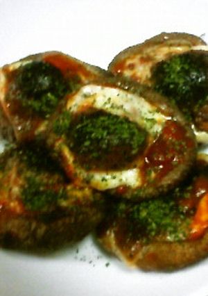 トマトソースで簡単♪椎茸チーズ焼き★-レシピのメイン写真