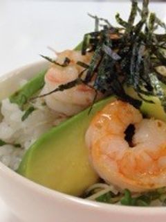 エビとアボカドのミニ丼-レシピのメイン写真