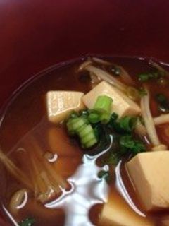 えのきと豆腐のお味噌汁-レシピのメイン写真