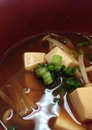 えのきと豆腐のお味噌汁-レシピのメイン写真