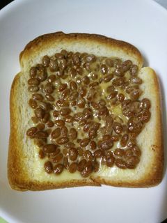 激ウマ!納豆トースト-レシピのメイン写真
